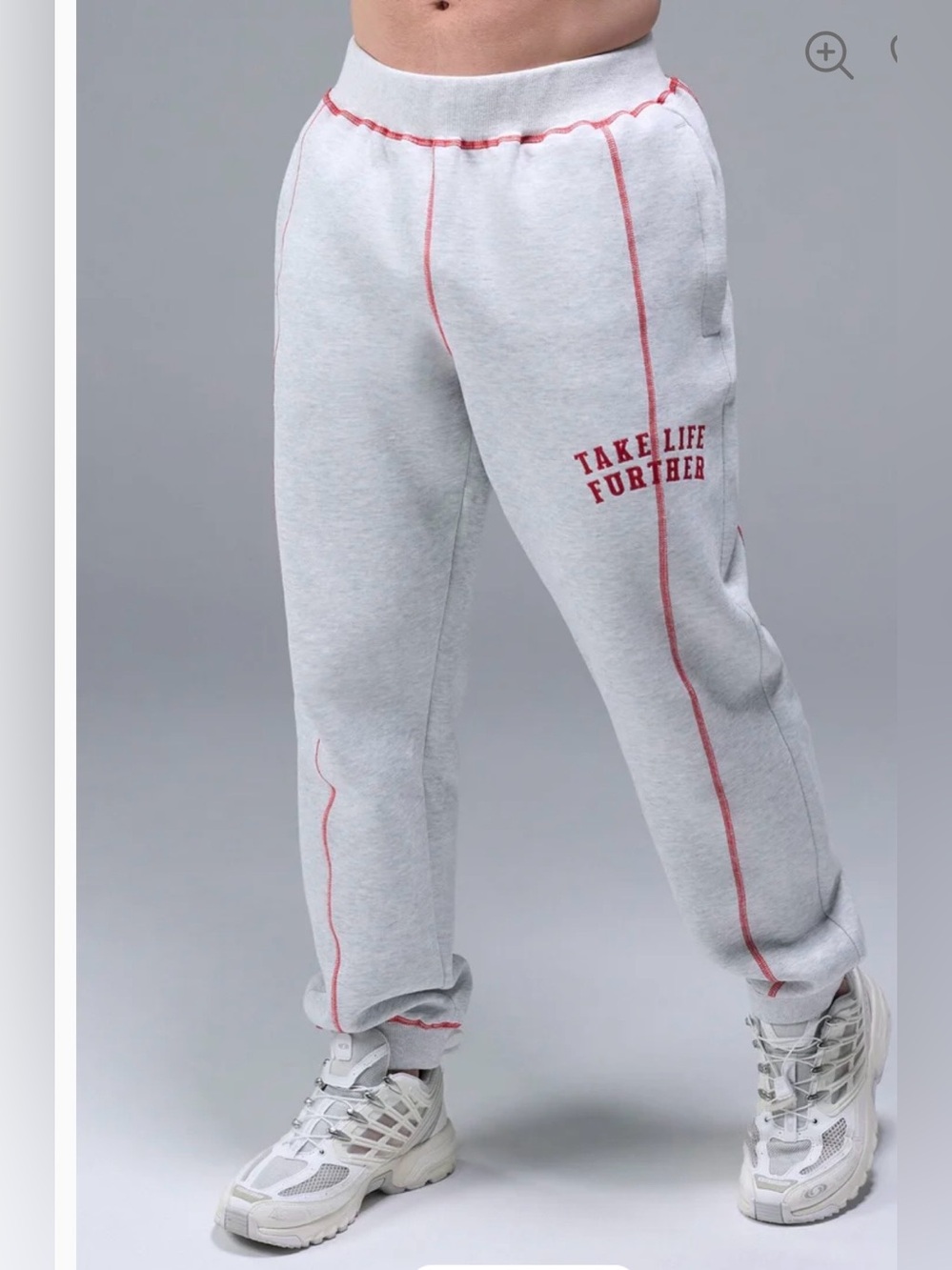 TLF Apparel Scuba Tech Stitch Joggers M Grey light NWT